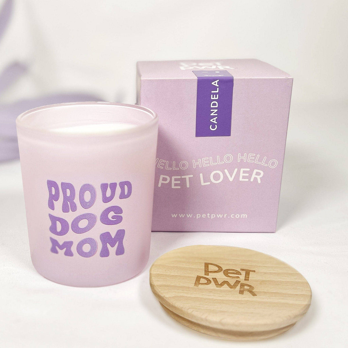 Bougie lilas DOG MOM