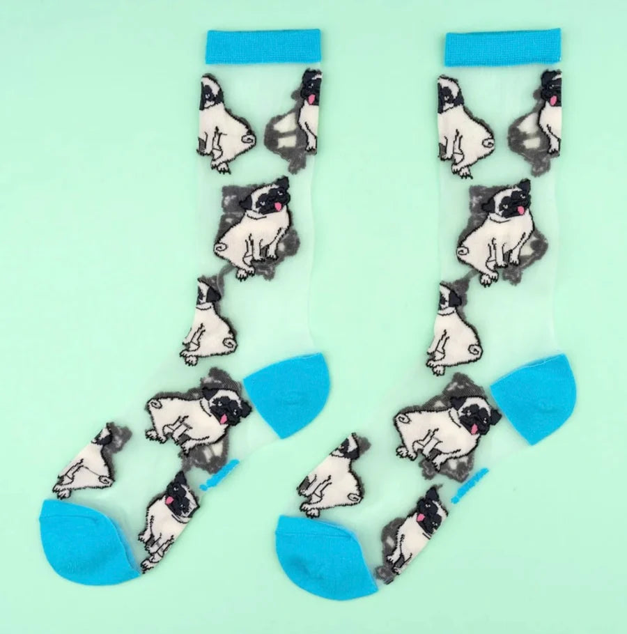 Chaussettes transparentes Carlin
