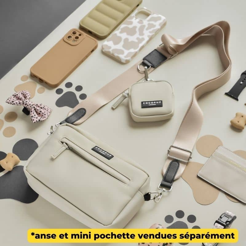 Sac de promenade pour chien Caramel Latte