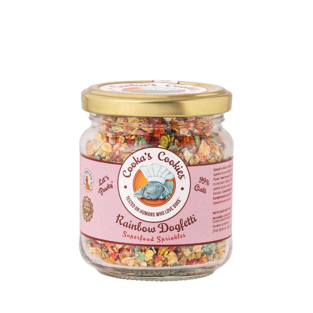Rainbow Dogfetti - Paillettes superaliments pour gâteau et nourriture