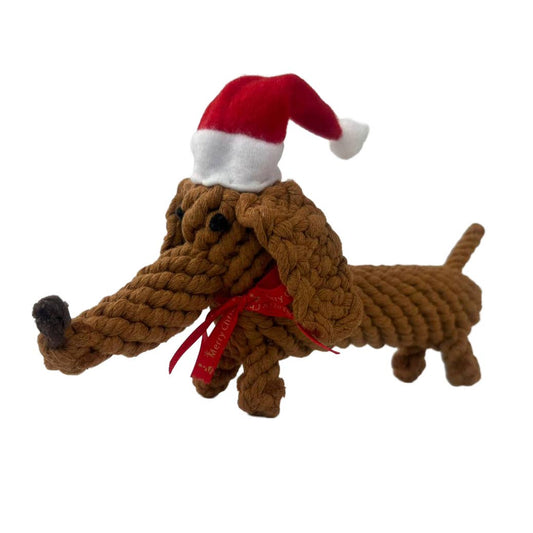 Santa Sausage – le teckel de Noël - STOCK LIMITÉ