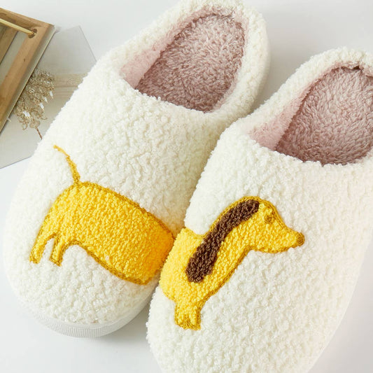 Pantoufles chaussons Teckel