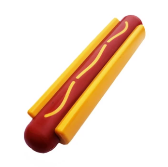 Jouet à mâcher hot-dog en nylon - Moyen