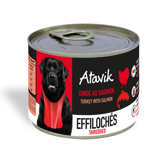 Éffilochés de dinde au saumon- 200g