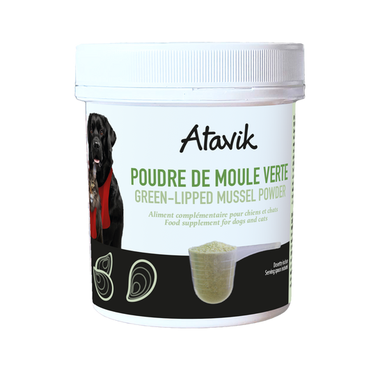 Poudre de moule verte de Nouvelle-Zélande pour chien et chat