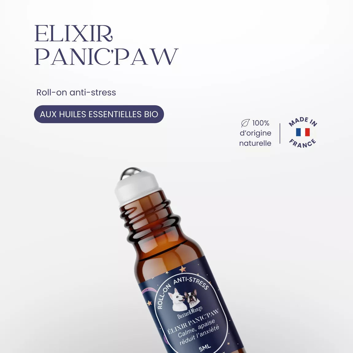 Panic-Paw – Roll-on apaisant pour chien