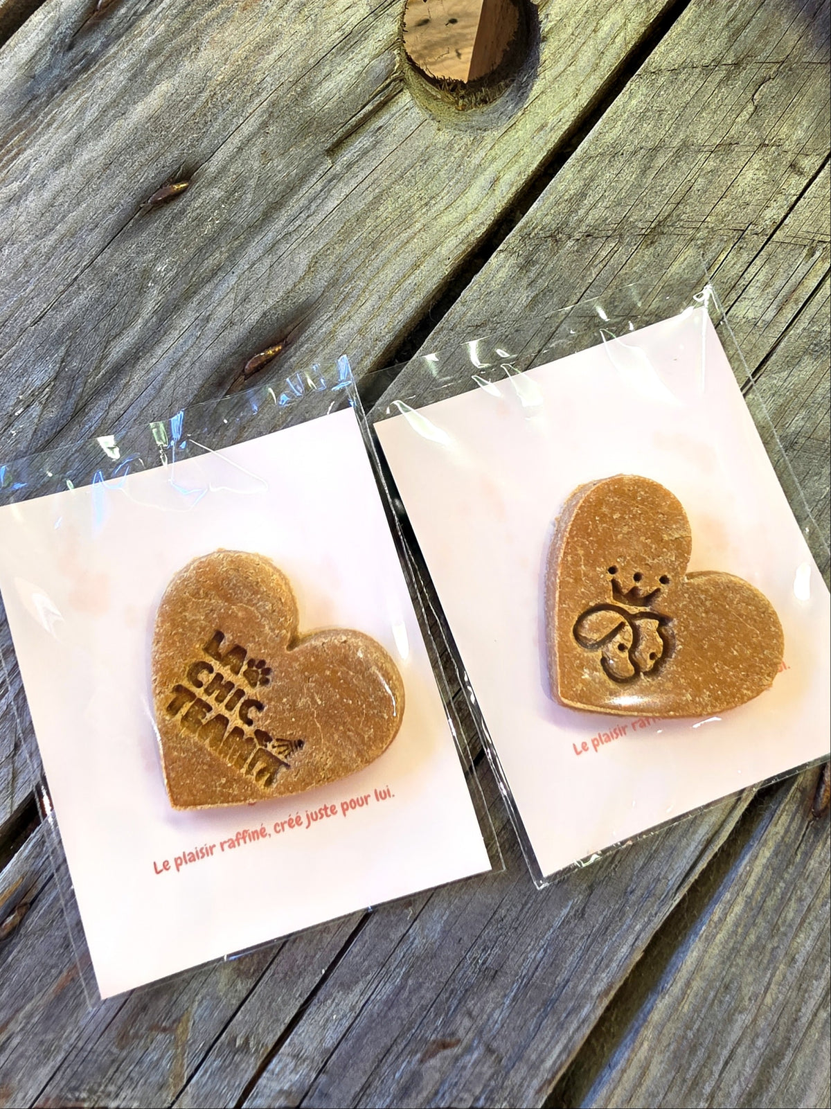 Biscuits pour chien – Les cœurs de La Chic Team
