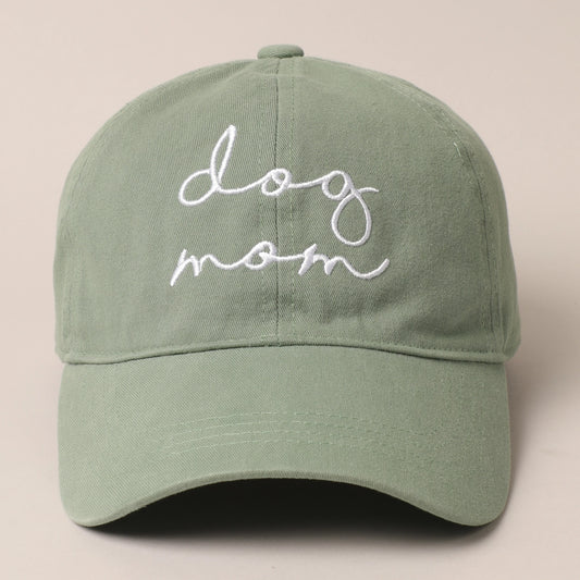 Casquette de baseball brodée  Dog Mom