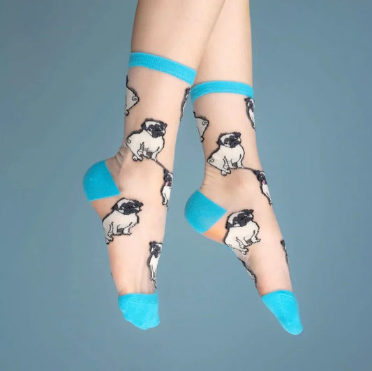 Chaussettes transparentes Carlin