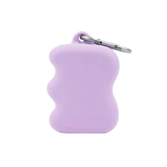 Distributeur de friandises en silicone violet