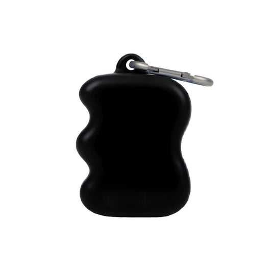 Distributeur de friandises en silicone noir
