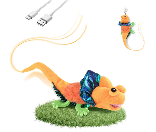 Léo le Lézard interactif pour chat