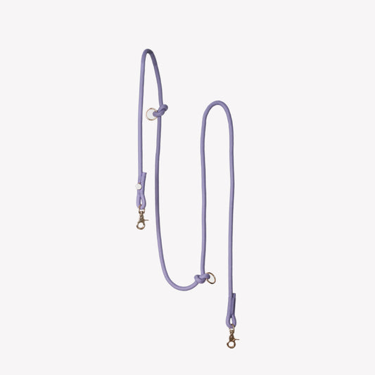 Laisse mains libres corde FURLOU- Lavender