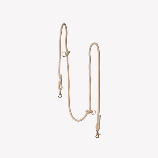 Laisse mains libres corde FURLOU- Tan
