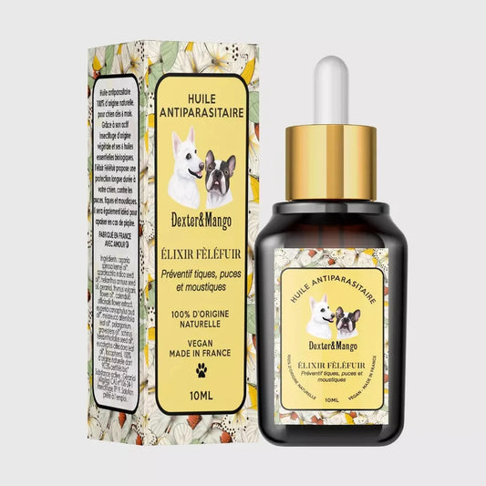 Élixir Fèléfuir – Pipette antiparasitaire naturelle pour chien