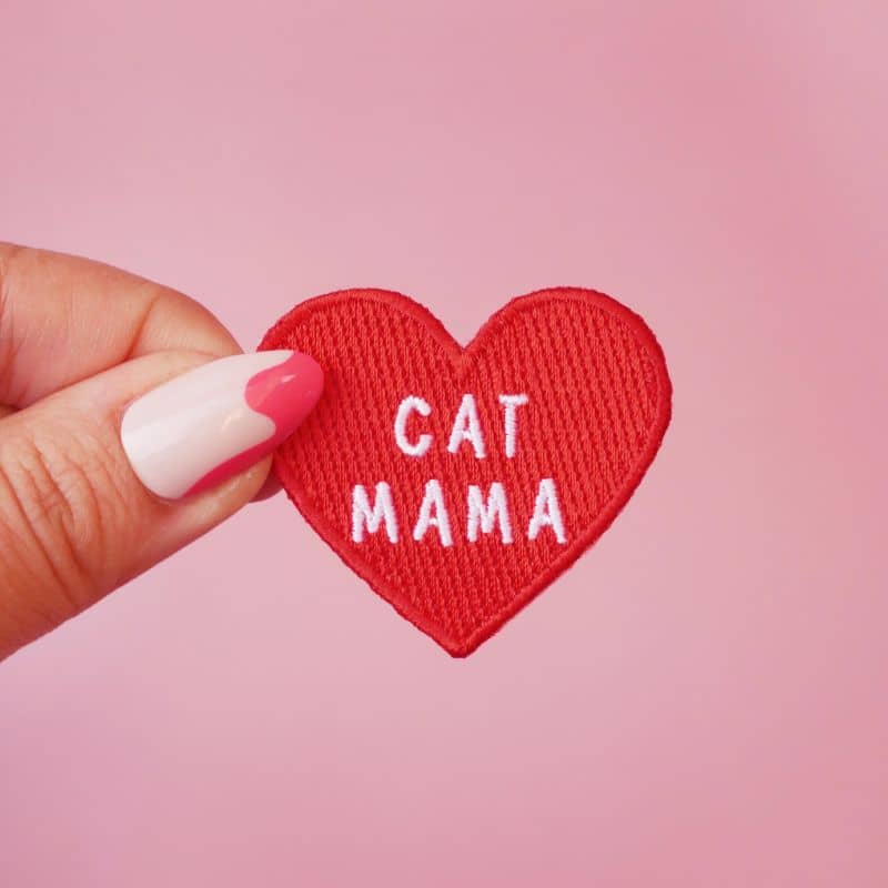 Écusson thermocollant  Cat Mama