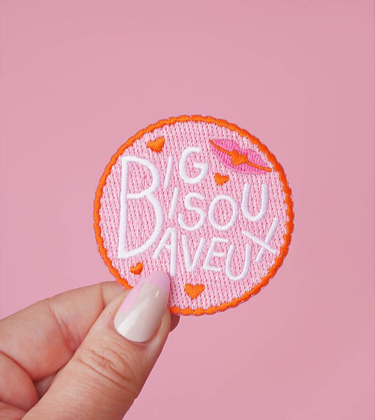 Écusson thermocollant Big Bisou Baveux