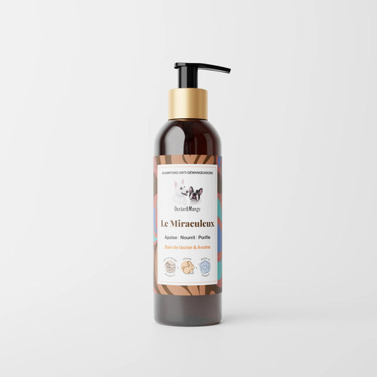 Shampoing anti démangeaison chien liquide : Le Miraculeux